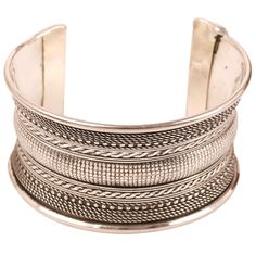 PRICES MAY VARY. Touchstone Indian Bollywood Desire Brass Base Exclusive Innovative Finely Crafted Braided Wires Wrist Enhancer 1.40 Inches Free Size Cuff Bracelet In Silver Tone For Women. SPECIFICATIONS : Cuff bracelet. Sits easily to grace and enhance your wrists. BRAND : Touchstone is the Premium Fashion Jewelry Brand Of India since 20 years. They have been recreating the exquisite treasure of Indian Heritage Jewelry and retailing across India. Now available in the U.S.A. at your doorstep. P Boho Mode, Heritage Jewellery, Bracelet In Silver, Indian Heritage, Indian Bollywood, Jewelry Brand, Brass Metal, Memorable Gifts, Engagement Party