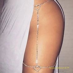 Sexy Rhinestone Heart Leg Thigh Chain Jewelry for Women Shining Crystal Thigh Waist Chain Harness Body Accessories Thigh Chain Jewelry, Jóias Body Chains, Thigh Jewelry, Leg Jewelry, Body Chain Harness, Thigh Chain, Leg Chain, Body Chains, Belly Jewelry