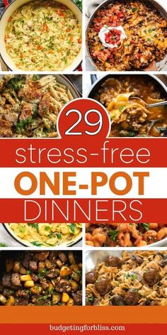 Easy One Pot Dinner Recipes, One Pot Dinner Recipes, Easy Dinners For One, Quick Cheap Dinners, Easy Dinners For Two, Healthy One Pot Meals, Fast Easy Dinner, Easy Meals For One