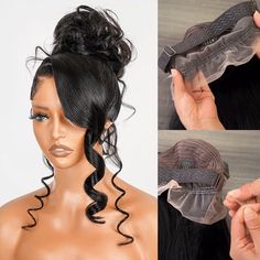 Westkiss Glueless Throw on&go 360 Lace Wig, Side Part Body Wave Wig 100% Human Hair, Invisible Drawstring Snug Fits All Head. Super Invisible  LY Lace Seamlessly Melt with Skin Tones While Durablity Increased, Pre-Cut&Plucked&Bleched, Pre-Baby Hair, Give Extremly Natural Look, Easy&Quick Install!  Shop Early, Ship Early! 360 Lace Frontal Wig Hairstyles, 5x5 Closure Wig Hairstyles, Lace Front Updo, Side Part Body Wave Wig, Side Part Body Wave, Fun Wigs, Birthday Hairstyle, Lace Wigs Styles, Lace Closure Hairstyles