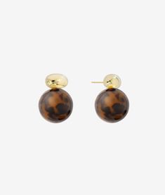 Alice Tortoise Earring Luxury Earrings For Workwear, Tortoiseshell Round Earrings For Gift, Round Tortoiseshell Earrings For Gift, Chic Tortoiseshell Jewelry For Gifts, Classic Brown Round Earrings, Elegant Tortoiseshell Drop Earrings, Trendy Tortoiseshell Drop Earrings, Tortoise Shell Earrings, Tortoiseshell Jewelry