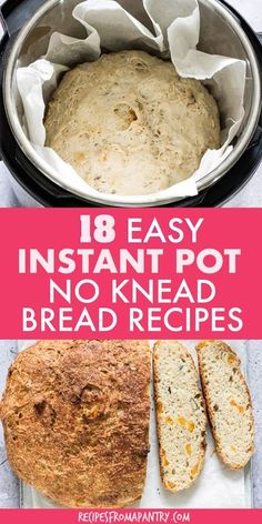 Homemade Bread Recipes Instant Pot, Instant Pot Recipes Lactose Free, Instant Pot Breads, Gluten Free Instapot Bread, Baking In Instapot, Bake Bread In Instant Pot, Bread Recipes Instant Pot, Instant Pot Desserts Easy Healthy, Homemade Bread Instant Pot