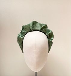 Olive silk fascinator headband, Halo silk abaca hair crown, wedding, mother of bride, races , derby ascot ladies day special event Hair Crown Wedding, Headband Halo, Wedding Mother Of Bride, Ascot Ladies Day, Hair Crown, Fascinator Headband, Crown Wedding, Mother Of Bride, Crown Hairstyles