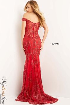 Jovani 06369 is an elegant off the shoulder corset mermaid prom dress that is sure to turn heads. The fitted bodice and flared skirt gives this dress a timeless look that is perfect for any formal occasion. Glitter Prom Dress, Mnm Couture, Prom Dresses Jovani, Exquisite Gowns, Trumpet Dress, Boned Bodice, Military Ball, Terani Couture, Unique Prom Dresses