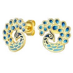 PRICES MAY VARY. 【Peacock earrings design】：The overall meaning of Peacock in Native American culture is self-confidence, self-esteem, dignity, refinement, knowledge, sexuality, pride, and beauty. 【Unique Gifts for Women】: Very unique vintage colorful appearance, we offer perfect packaging, and garland craftsmanship makes our products look very high-end. It is a good choice for Mother's Day, Anniversary, Wedding, Birthday, Holiday, Socks, Christmas, Valentine's Day, or graduation gifts. 【QUALITY Elegant Blue Peacock Design Jewelry, Elegant Peacock Colored Earrings For Gift, Elegant Peacock-colored Earrings For Gift, Elegant Peacock-colored Earrings As A Gift, Elegant Blue Peacock Design Earrings, Peacock Design Jewelry For Gifts, Peacock Design Jewelry Gift, Peacock Design Jewelry As Gift, Round Peacock Design Earrings As Gift