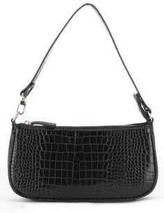 PRICES MAY VARY. CHIC RETRO STYLE: Inspired by 90s styles, underarm bag with crocodile effect pattern is the latest style in this season, the IBIZA VIBE faux leather crocodile texture shoulder bag decorated with silver-tone metal hardware gives the handbag a luxurious look, smart design with Semi detachable flat top handle QUALITY MATERIAL: The IBIZA VIBE small shoulder bag for women is made of quality PU leather with fabric lining, decorated with durable silver-tone metal hardware MEASUREMENT: Cheap Formal Baguette Bag With Zipper, Cheap Casual Rectangular Baguette Bag, Affordable Simple Rectangular Baguette Bag, Cheap Faux Leather Shoulder Bag With Metal Hardware, Cheap Elegant Baguette Shoulder Bag, Cheap Rectangular Baguette Bag, Crocodile Purse, Concealed Carry Handbags, Purse Trends