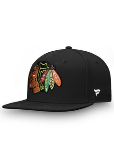 This Chicago Blackhawks Black Fitted Hat features a front embroidered team logo on a structured polyester crown with flat visor that can be curved and fitted sizing. You'll be ready to show your Blackhawks pride with this Cap! Go Blackhawks! Fanatics Core Fitted Hat, Front embroidered team logo, Side Fanatics logo, Fitted sizing, Flat visor that can be curved, Polyester, Wipe clean with cloth or cleaning kit, 4 Black Snapback Hat For Fan Gear With Visor, Black Snapback Hat With Visor For Fans, Black Team Logo Hat For Baseball Season, Black Hat With Team Logo For Baseball Season, Black Sports Fan Baseball Cap, Black Baseball Cap For Sports Fans, Black Baseball Cap With Curved Visor For Fans, Black Sports Fan Hats For Fan Gear, Black Visor Baseball Cap, Fan Merchandise