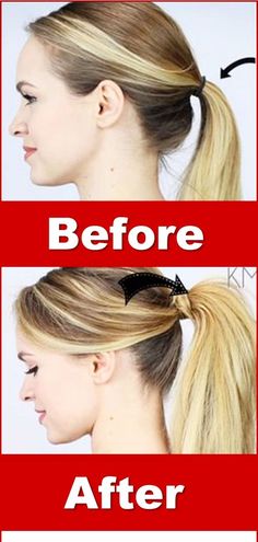 TIP: A Better and Sassier Ponytail in Less Than 5 Minutes Plus Cute and Easy Ponytail Hairstyle Ideas • The ponytail. It’s the go-to hairstyle for bad hair days, right? But what if you could make that simple ponytail look awesome - Easy ponytail hairstyle trick tutorial. Make your long hair look much better in a pony tail. Of all hairstyles out there, this ponytail hair idea is my go to... super easy to do. ST172019 Ponytail Hairstyle Ideas, High Ponytail Hairstyles, Ponytail Hairstyles Easy, Ponytail Hairstyle, Lazy Hairstyles