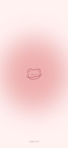 a drawing of a piece of bread on a pink background