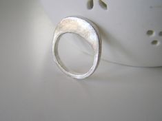 Oval geometric silver ring, Boho Ring, Sterling Silver Ring, Modern Architectural Jewelry. Modern Sterling Silver Dome Ring, Modern Oval Dome Ring For Everyday, Modern Silver Dome Ring, Modern Oval Dome Ring For Everyday Wear, Modern Silver Rings With Unique Design, Modern Open Ring With Unique Design, Architectural Jewelry, Unique Silver Rings, Twig Ring