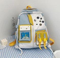 Features:

Be excited to go back to school with our new Baby Blue Color Block School Backpacks 

Comes in a beautiful baby blue color that can easily match with any of your cute school uniform/outfits! 
Dimensions: 31cm x 45cm x 13cm

** Pins and keychains were used as props and are sold separately** School Uniforms Outfits, Uniforms Outfits, Uniform Outfits, School Uniform Outfits, Baby Blue Color, Go Back To School, Baby Blue Colour, School Uniforms, Blue Backpack