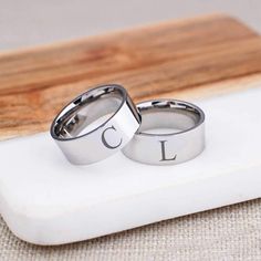 Personalized Initial Ring, Forever Rings, Letter Ring, Stylish Rings, Initial Ring, Custom Initials, Engraved Jewelry, Personalized Initials, Ring Sizes