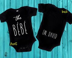 The Bebe Ew David Black Gerber ONESIE® Brand 0-3 3-6 & 6-9 Months Baby Shower Gift Schitts Creek Gift Moira Rose Alexis Rose Bodysuit Unisex - Etsy Fitted Black Onesie With Name Print, Alexis Rose, Moira Rose, Ew David, Schitt's Creek, White Onesie, Schitts Creek, Baby Sprinkle, Hand Written