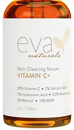 Best Anti Aging Serum, Facial For Dry Skin, Skin Clearing, Vitamin C Face Serum, Natural Vitamin C, Cystic Acne