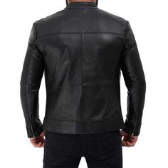 Peter Black Biker Leather Jacket With Stripes on Sleeves
The Black Leather Jacket Men is a perfect combination of a trendy look and heavy protection worn to protect the body during cold winter days. The stylish look makes them ideal with other accessories like belts, wallets, and sports bags.

The Black Biker Leather Jackets Mens is a perfect match for all occasions. The leather used in manufacturing this jacket is lambskin leather which is very soft and smooth, which is the reason behind their comfortable feel.

The durability of the Biker Leather Jackets is also another reason why they are so popular among men. They are designed to quickly wear these jackets even if they have to go for a ride on the motorway in the morning hours.

This jacket is designed with lots of comfort and durabili Moto Style Outerwear For Winter Biker Events, Winter Biker Jacket With Padded Collar, Fitted Moto Outerwear For Urban Adventures, Moto Style Outerwear For Biker Events In Winter, Long Sleeve Biker Jacket For Winter Motorcycling, Winter Long Sleeve Biker Jacket For Motorcycling, Winter Biker Jacket For Outdoors, Winter Moto Biker Jacket With Padded Collar, Urban Black Biker Jacket For Winter