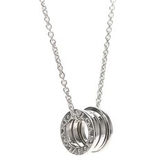 We guarantee this is an authentic BVLGARI 18K White Gold B.Zero1 Pendant Necklace or 100% of your money back. The necklace is crafted of 18 karat white gold and features the iconic B.zero1 barrel motif engraved with the BVLGARI logo on either side.Length: 15 inPendant: 13 mmPendnat Width: 8 mm Item Location: Aventura,Florida Bvlgari Necklace Zero, Aventura Florida, Bvlgari Logo, Bvlgari Jewelry, Expensive Jewelry Luxury, Jewelry Luxury, Expensive Jewelry, Jewelry Lookbook, Luxury Brand