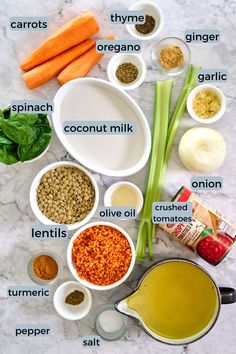 the ingredients to make this recipe include carrots, celery, and other vegetables