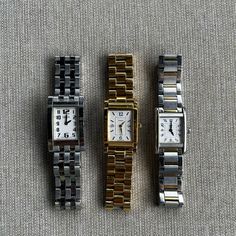 Vintage Coach Watches, Stainless Steel. As Is! Silver Timeless Watch For Everyday, Silver Watch With Rectangular Dial For Everyday, Coach Watch With Diamond Hour Markers, Coach Watches With Diamond Hour Markers And Round Dial, Classic Coach Watch For Formal Occasions, Timeless Coach Jewelry For Gift, Classic Coach Watches For Formal Occasions, Coach Analog Watch For Formal Occasions, Coach Analog Watches For Formal Occasions