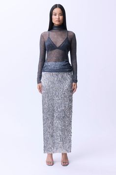 Fall '24: Allow Our Latest Collection Of Autumn Pieces To Inspire You For The Season Ahead. Master The Art Of Occasion Dressing In This Statement Sequin Skirt, Featuring A Thigh High Leg Split And A High Waistline. The Skirt Sits At The Ankles And Skims The Hips For A Flattering Fit, But It Is The All-Over Embellishments That Make This Piece The Moment, Perfect For Any Special Event. Textured Sequin Woven Midaxi Skirt Flattering Straight Fit Comfortable High Waistline Dramatic Thigh High Leg Split In Back Shining, Textured Sequin Fabric Zip Back Fastening Petite Work Outfits, Petite Wedding Guest Dresses, Winter Coat Dress, Midaxi Skirt, Plus Size Workwear, Skirt Collection, Sheer Knit, Leg Split, Tall Dresses