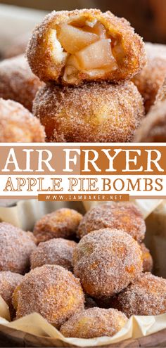 Air Fryer Apple Pie, Airfryer Recept, Air Fryer Recipes Dessert, Air Fryer Recipes Snacks, The Best Air Fryer, Apple Pie Bites, Best Air Fryer, Air Fried Food, Air Fryer Oven Recipes