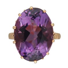 Estate Fine Reddish Purple Oval Polished Amethyst 14k Rose Gold 1940'S Ring | eBay.. Wedding Rings Antique, Types Of Wedding Rings, Antique Wedding Bands, Reddish Purple, Antique Jewellery Online, Rings Antique, Diamond Sapphire Engagement Ring, Antique Engagement Rings Vintage, Antique Jewelry Rings