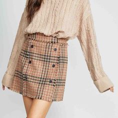 The Perfect Mini For Your Holiday Gatherings This Year Pair With A Sweater And Knee Highs For A Perfect Look Mini Boutique, Skirt Model, Knee Highs, Plaid Mini Skirt, Mini Skirt, This Year, Bell Sleeve Top, Womens Skirt, Ruffle Blouse