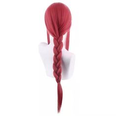 Get your unique and stunning drag queen look with the Queen Makima Wig! This wig is handmade with synthetic hair and Makima anime style. You know, drag queens love these wigs! Material: Synthetic Hair Material grade: High temperature resistant Texture: Straight with braided ponytail Can Be Permed: Yes Density: 130% Length: 26" (66cm) Size: Standard Red Hair Cosplay, Makima Anime, Rosé Red Hair, Straight Hair With Braid, Chainsaw Man Makima, Men's Wigs, Anime Wigs, Wig Party, Style Anime