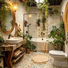 Earthly Etheric Home Inspo 🪽🌱 Earth Style Home, Boho House Inspo, Boho House Layout, Bohemian House Ideas, Bathroom Ideas Earthy, Cozy Cottage Bathroom, House Esthetics, Boho House Interior, Bohemian Style Bathroom