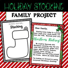 a holiday stocking project for kids