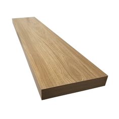 a wooden plank on a white background