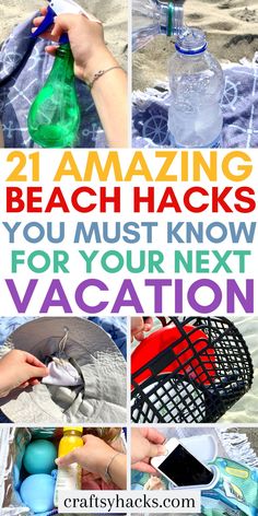 beach hacks you must know for your next vacation