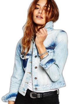 Fitted Faded Spring Outerwear, Fitted Faded Denim Jacket For Spring, Jean Jackets, Abercrombie Fitch, Jean Jacket, Blue White, Color Blue, Blue And White, Brand New