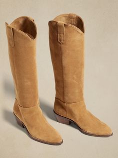 Archer Western Boot | Banana Republic Tall Western Boots, Tall Western Boot, High Arches, Boots Western, Western Boots Women, Wide Calf Boots, Western Boot, California Style, Winter Trends