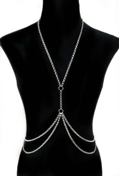 Hey, I found this really awesome Etsy listing at https://www.etsy.com/listing/775925603/intimate-body-chain-lingerie-jewelry Body Chain Plus Size, Body Chains Men, Silver Body Jewelry, Body Chains Jewelry, Body Chain Outfit, Body Chain Jewelry Outfit, Harness Necklace, Body Harness Jewelry, Moth Girl