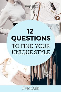 Personal Style Quiz, Fashion Styles Types, Personal Style Types, Unique Signature, Combination Fashion, Personal Style Inspiration, Wardrobe Outfits