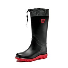 These rain boots are made of durable nylon and have adjustable gaiters to ensure a perfect fit. They are equipped with non-slip rubber soles and are waterproof. The knee-high design provides excellent ankle support and allows you to walk comfortably without slipping. These boots can be worn as work boots or casual wear. When choosing the WARM variant, we recommend selecting one size larger. Non-slip Rain Boots, Slip-resistant Round Toe Boots For Rainy Weather, Slip-resistant Black Boots For Rainy Weather, Slip-resistant Round Toe Rain Boots For Rainy Weather, Insulated Round Toe Boots For Rainy Season, Insulated Round Toe Boots For Rain, Insulated Round Toe Rain Boots For Walking, Slip-resistant Boots For Rainy Weather With Round Toe, Durable Black Nylon Boots