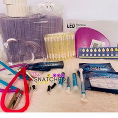 This kit includes:  **KIT ONLY** 50 Bibs  5 Bib Clips  4 Cheek Retractors 1 Laser Protection Glasses 100 Gloves 1 Mirror 2 carbamide peroxide 44% 3 Gingival Barrier Gels 2 Touch Up Whitening Pens 20 Oral Finger Brushes 25 Vitamin E Oil Swabs 10 Tip Connectors 1 Teeth Whitening Shade Guide 1 Consent Form KIT ONLY NO INSTRUCTIONS INCLUDED **Extra for rush shipping** Consent Forms, Protection Glasses, Whitening Kit, Teeth Whitening Kit, Vitamin E Oil, Business Stationery, Calling Cards, Business Goals, Touch Up