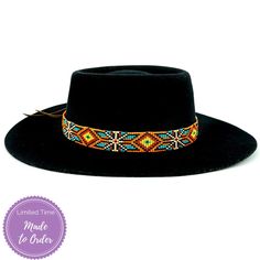 Price includes a Brigitte Sambboho hat & a Maui hatband. Save 10% with this bundle. Select hat size. Hatband is one size fits all. Hatband is removable. Hatband in the bundle is made to order: average delivery time for made to order item is 20 business days. The fanciest hat you will ever wear. Sambboho's Brigitte black hat is a dipped crown boater design with a custom trimmed genuine velvet black band. A structured and stiff short-brimmed boater style. Use to make an impression! Dipped crow Summer Felt Hat With Adjustable Flat Brim, Adjustable Flat Brim Felt Hat For Summer, Summer Adjustable Felt Hat With Flat Brim, Western Costume Hat With Wide Brim And Adjustable Fit, Adjustable Wide Brim Western Costume Hats, Adjustable Western Costume Hat With Wide Brim, Western Wide Brim Adjustable Costume Hat, Western Style Adjustable Wide Brim Top Hat, Bohemian Straw Hat With Flat Crown For Beach