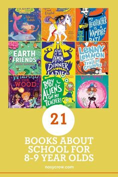 These chapter books about school life are packed with funny stories, hilarious adventures and relatable characters, perfect for 8-9 year olds! These read-aloud books are great for reluctant readers to encourage a love of reading, and the short chapters and illustrations help to make these books really engaging. Perfect for back to school time, these books about school life are great to share and make a lovely gift. Discover more amazing children's books on nosycrow.com. Back To School Books, Vampire Books, School Rules