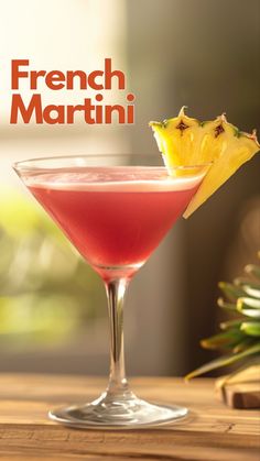 The French Martini offers a delightful medley of flavors that tantalizes the palate. Initially, you'll experience the velvety texture of the vodka, followed by the delightful sweetness of the raspberry. #FrenchMartini #Martini Vodka Martini Recipes, French Martini Recipe, French Martini Cocktail, Alcoholic Recipes, French Cocktails, Raspberry Cocktail, French Martini, Mix Drinks, Lemon Drop Martini