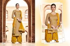 #kessi #ramaiya #presents #vastra #cotton #designer #suits | colourful mari gold and metalic bronze suits with dupatta | full sleeve suits | fabrics cotton suits | printed suits  | designer suits | party wear suits | wedding | reception wear suits | occasion wear suits | kessi ramaiya presents cotton designer suits collection . Vastra Designer, Gown Style Dress, Latest Indian Fashion Trends, Silk Anarkali, Indian Fashion Trends, Designer Anarkali, Boutique Collection, Anarkali Suits, Cotton Suits