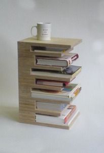 a stack of books with a coffee mug on top