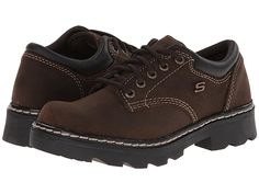 SKECHERS Parties - Mate Sketchers Boots, Brown Oxford Shoes, Sketchers Shoes, Skechers Women, Brown Shoe, Dream Clothes, Women Lace, Signature Logo, Cute Shoes