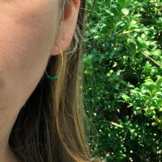 Delicate hoops — choose gold or silver, economical plated or luxe gold filled — with chunky malachite beads. Equally earthy and ethereal, perfect for every day. 25mm (about 1") gold-plated hoops with 2x3mm Malachite beads 25mm (about 1") gold-filled hoops with 2x3mm Malachite beads 25mm (about 1") silver-plated hoops with 2x3mm Malachite beads packaged on a hand-stamped kraft earring card in a clear resealing bag Not sure which gemstone to choose? This blog post might help: Get Your Woo-Woo on w Cheap Green Hoop Earrings, Everyday 14k Gold Filled Jewelry For May Birthstone, Green Teardrop Hoop Earrings For Everyday, Everyday Green Teardrop Hoop Earrings, Hypoallergenic Round Hoop Earrings For May Birthstone, Gold Bohemian Jewelry With Malachite, Gold Bohemian Malachite Jewelry, Everyday Brass Jewelry With Natural Stones, 14k Gold Filled Wire Wrapped Hoop Earrings