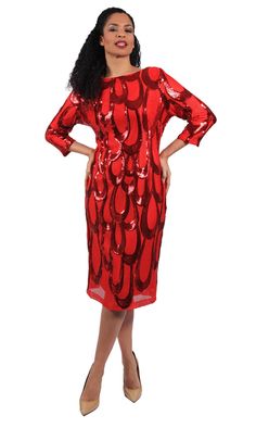 Diana 8660 red sequins dress Dinner Party Dresses, Homecoming Dinner, Clergy Robes, Dinner Party Dress, Sequins Dress, Dress Colors, Formal Attire, Wedding Fashion, And Dresses