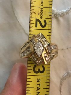 Vintage Solid 14K Gold Genuine Marquise Diamond ring 1.50 TCW Size 6.5, wonderful estate condition, comes with GSA certified appraisal: This exquisite ring stands out for several reasons. A very solidly crafted ring with a distinctive vintage flair, it demonstrates a graceful feminine style and includes a substantial amount of carat weight at a great value. Also makes a gorgeous statement ring! The beautiful 1.50 carats of diamonds are spectacular and the sparkling channel set combo of round and Marquise Cut Multi-stone Diamond Ring For Anniversary, Anniversary Marquise Cut Multi-stone Cluster Ring, Marquise Cut Multi-stone Cluster Ring For Anniversary, Pear-shaped Multi-stone Diamond Ring For Anniversary, Pear-shaped Multi-stone Diamond Anniversary Ring, Gold Marquise Cut Multi-stone Diamond Ring, Marquise Cut Multi-stone Anniversary Rings, Collectible Marquise Cut Gold Jewelry, Gold Marquise Cut Collectible Jewelry