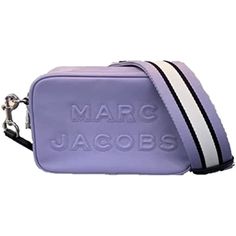 Single Detachable, Adjustable Crossbody Strap - Approx. 12.5-25" Strap Drop Zip-Top Closure Exterior Features Large Brand Logo Detail Interior Features 1 Slip Pocket, Printed Lining Approx. 6.5" H X 8.5" W X 3" D Style Marc Jacobs M0014465 - Flash Leather Crossbody Bag In Languid Lavender Trendy Lavender Bag With Adjustable Strap, Modern Purple Bag With Detachable Strap, Purple Leather Rectangular Bag, Purple Leather Shoulder Bag With Adjustable Strap, Lavender Shoulder Bag With Adjustable Strap For Travel, Purple Bags With Adjustable Strap For Errands, Lavender Rectangular Shoulder Bag With Adjustable Strap, Purple Pouch Shoulder Bag With Detachable Strap, Modern Purple Shoulder Bag With Adjustable Strap