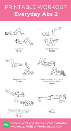 the printable workout for every abs 2