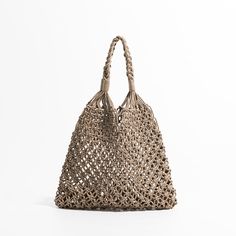 Brand Name: MABULAShape: Casual ToteGender: WOMENMain Material: StrawHandbags Type: Shoulder BagsOrigin: CN(Origin)CN: GuangdongDecoration: Hollow OutNumber of Handles/Straps: SingleHardness: SoftStyle: CasualPattern Type: SolidInterior: No PocketOccasion: VersatileExterior: NONESize: (30cmClosure Type: STRING Travel Handbags, Style Japonais, Net Bag, Style Savvy, Conscious Fashion, Casual Tote, Japan Fashion, Cotton Rope, Cotton Totes