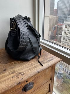 "For more handmade leather bags, purses, satchels, messengers, travel bags, holdalls, carry alls, handbags, shoulder bags, click here: http://etsy.me/1muiXbL. Mini bucket bag is a great little drawstring handbag that is made out of soft cognac leather and bridle leather strap. Its easily opened and closed with the leather drawstring and can fit an iPad mini if stretched opened. The strap is long and will fit most and comes with adjustable leather option. Made to order made from scratch leaving r Drawstring Handbag, Handmade Leather Bags, Mini Bucket Bag, Mini Bucket Bags, Mini Bucket, Black Leather Crossbody Bag, Leather Bucket Bag, Leather Bucket, Leather Bags Handmade